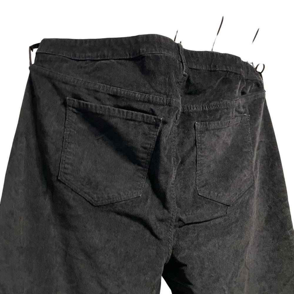 Black Corduroy High Rise Rockstar Super Skinny Pants Plus Size 22 - Picture 4 of 5